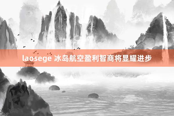 laosege 冰岛航空盈利智商将显耀进步