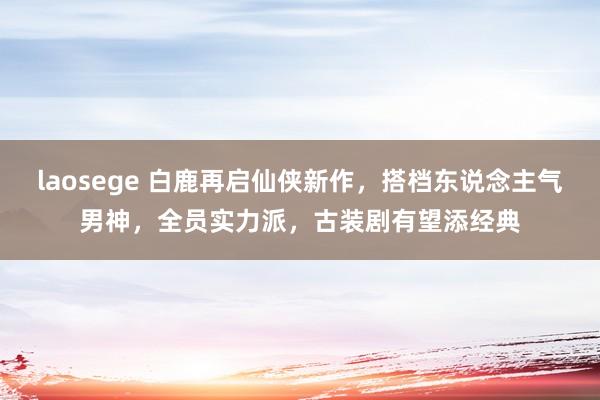 laosege 白鹿再启仙侠新作，搭档东说念主气男神，全员实力派，古装剧有望添经典