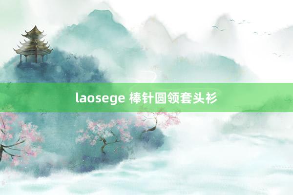 laosege 棒针圆领套头衫